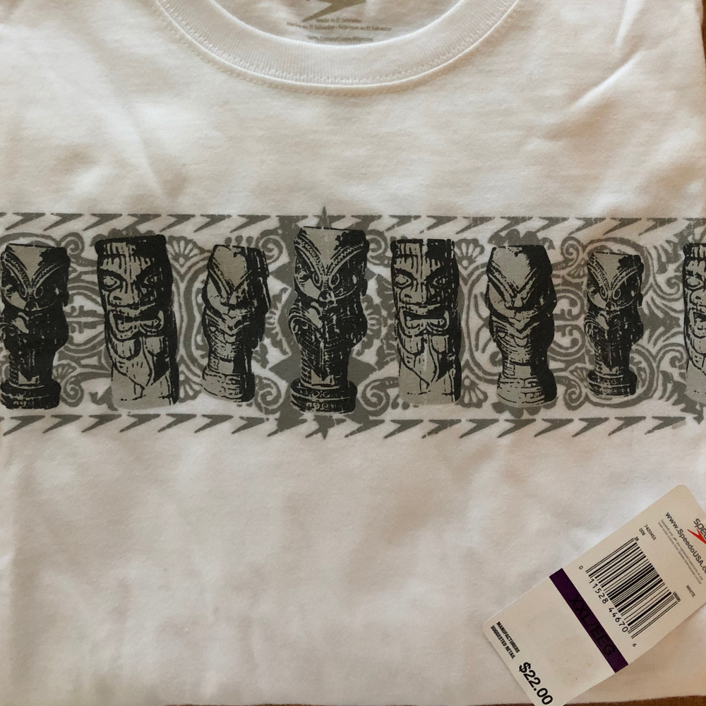 Men's Speedo Tiki Totems Tee T-Shirt XXL NEW